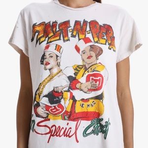 Made Worn Salt N Pepper In Special Effect Crew Tee